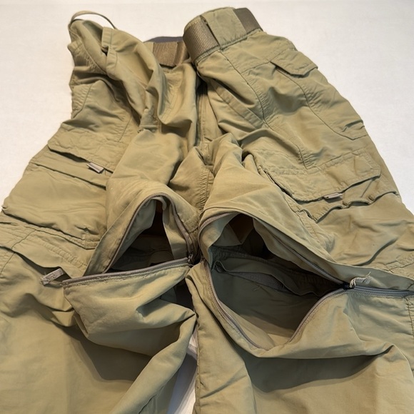 Cabela's Men's Tan Khaki Great Trail Zip-Off Convertible Pants Size 38x30 - Picture 11 of 14